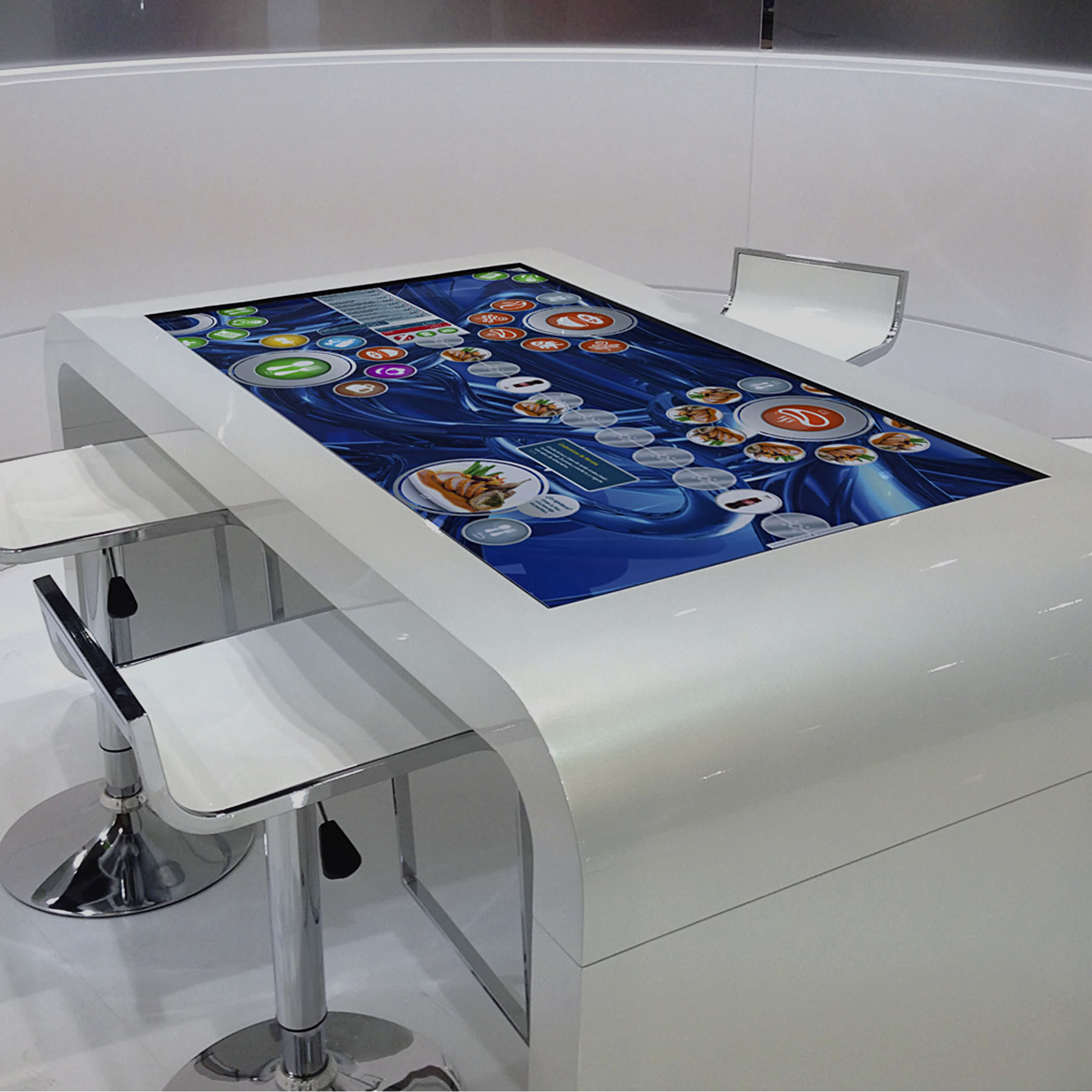 XTable Multitouch table made in Barcelona