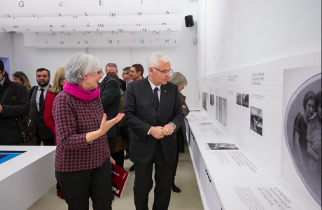 Inaguració Exposició BiblioTec. Cent anys d’estudis i professió bibliotecària. 1915 – 2015