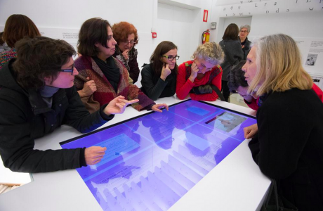 Inaguració Exposició BiblioTec. Cent anys d’estudis i professió bibliotecària. 1915 – 2015