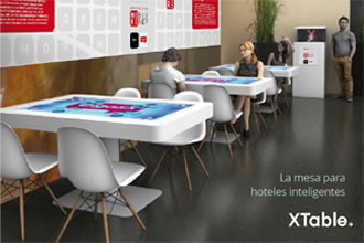 Presentación apps multitouch de la mesa multitáctil XTable para el sector hotelero