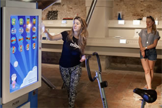 Desarrollo Interactivo máquina de vending a pedales para el Museo Miba