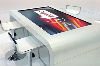 mesa táctil interactiva multitouch XTable made in DigaliX