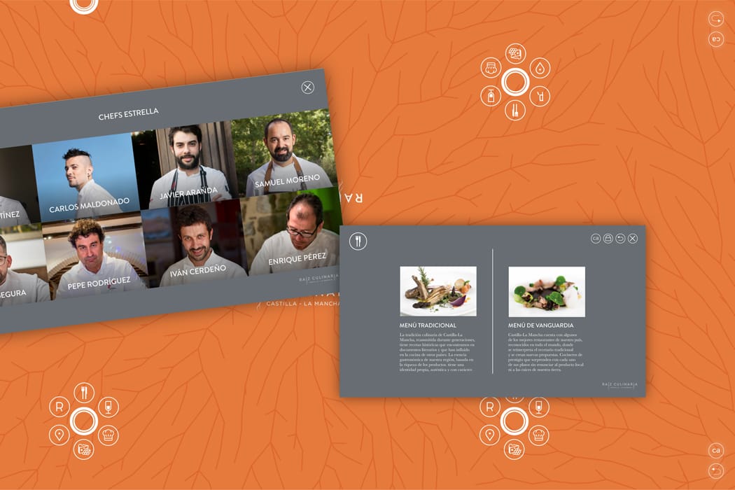 Información de los Chefs estrella del sello Raíz Culinaria en XTable