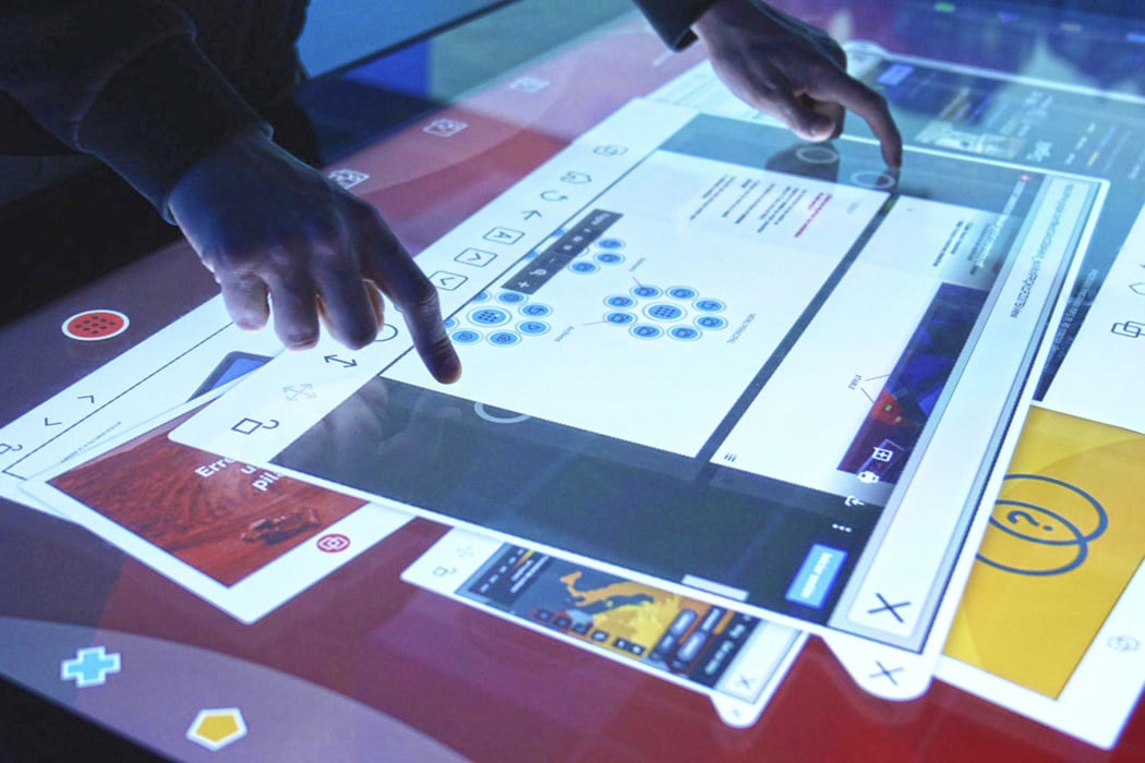 XTable Interactive Tables for multi-user work in Immersive Interactive Classroom.