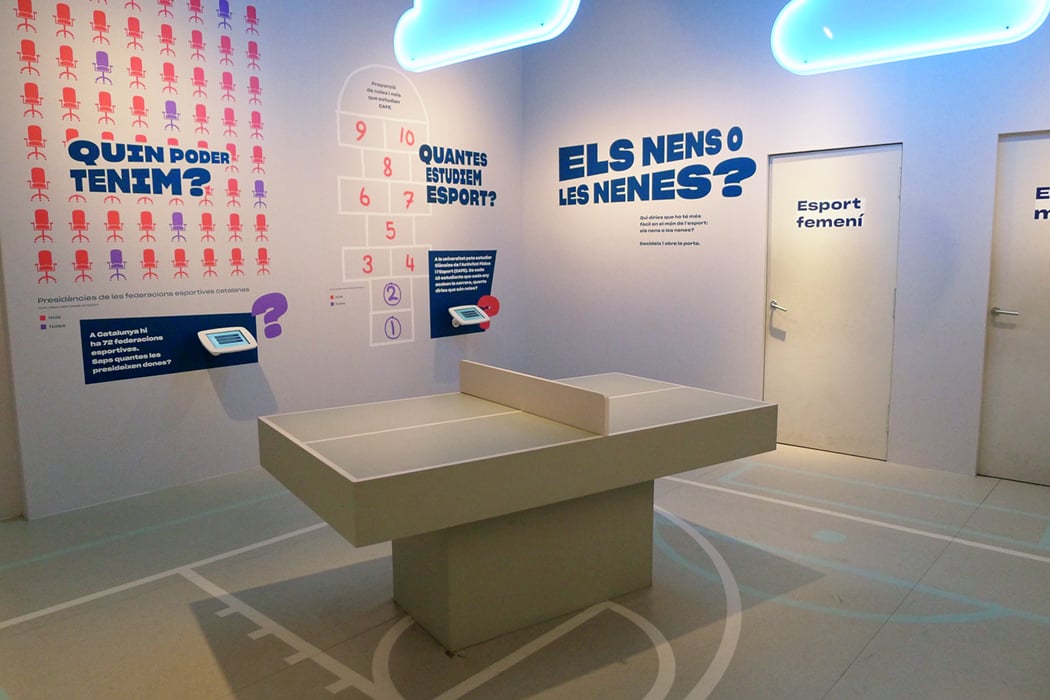 Interactivos para la exposición “Jugo com una nena!” en el Palau Robert de Barcelona