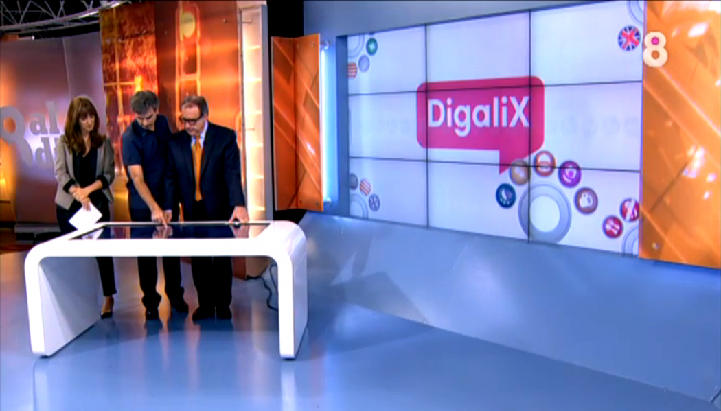 DigaliX comercialitza taules tàctils i interactives per a restaurants, museus i sales de joc