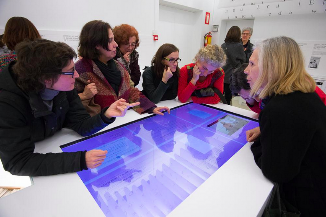 Inaguració Exposició BiblioTec. Cent anys d’estudis i professió bibliotecària. 1915 – 2015