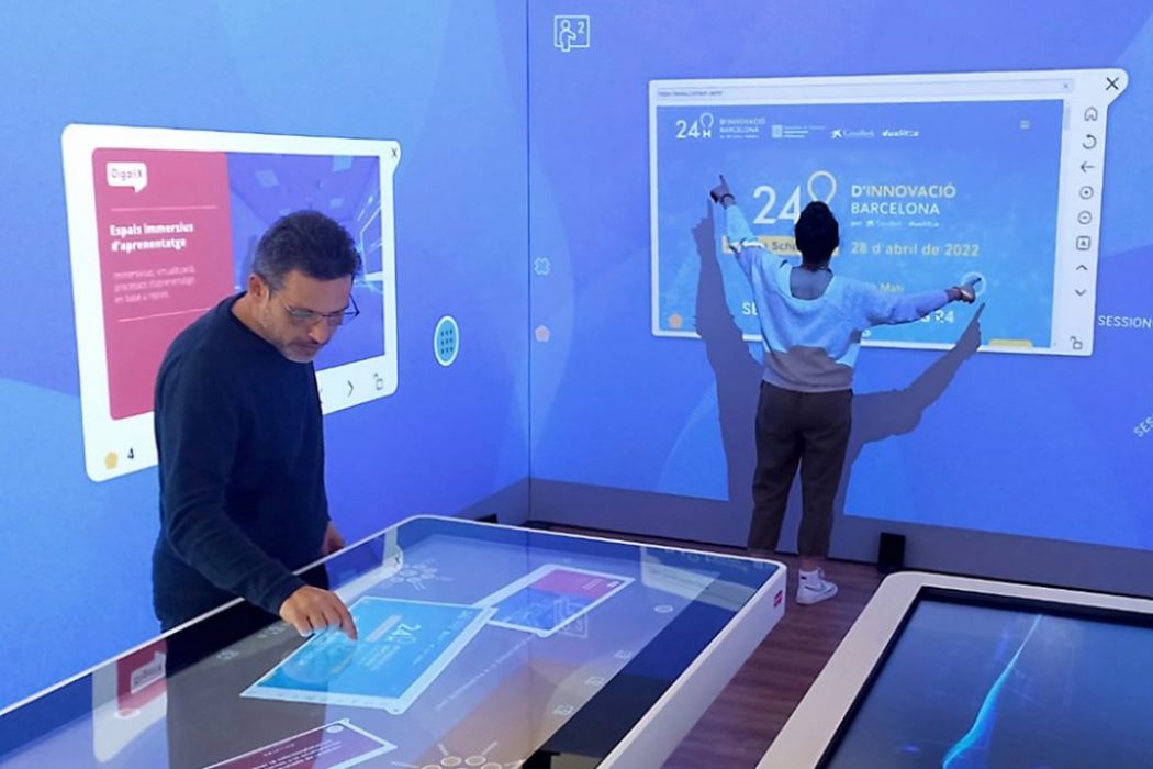 Interactive immersive rooms for the education sector