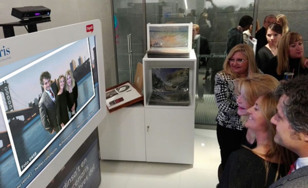 Interactive photocall for the guests at the Carmen Thyssen Museum (Andorra)